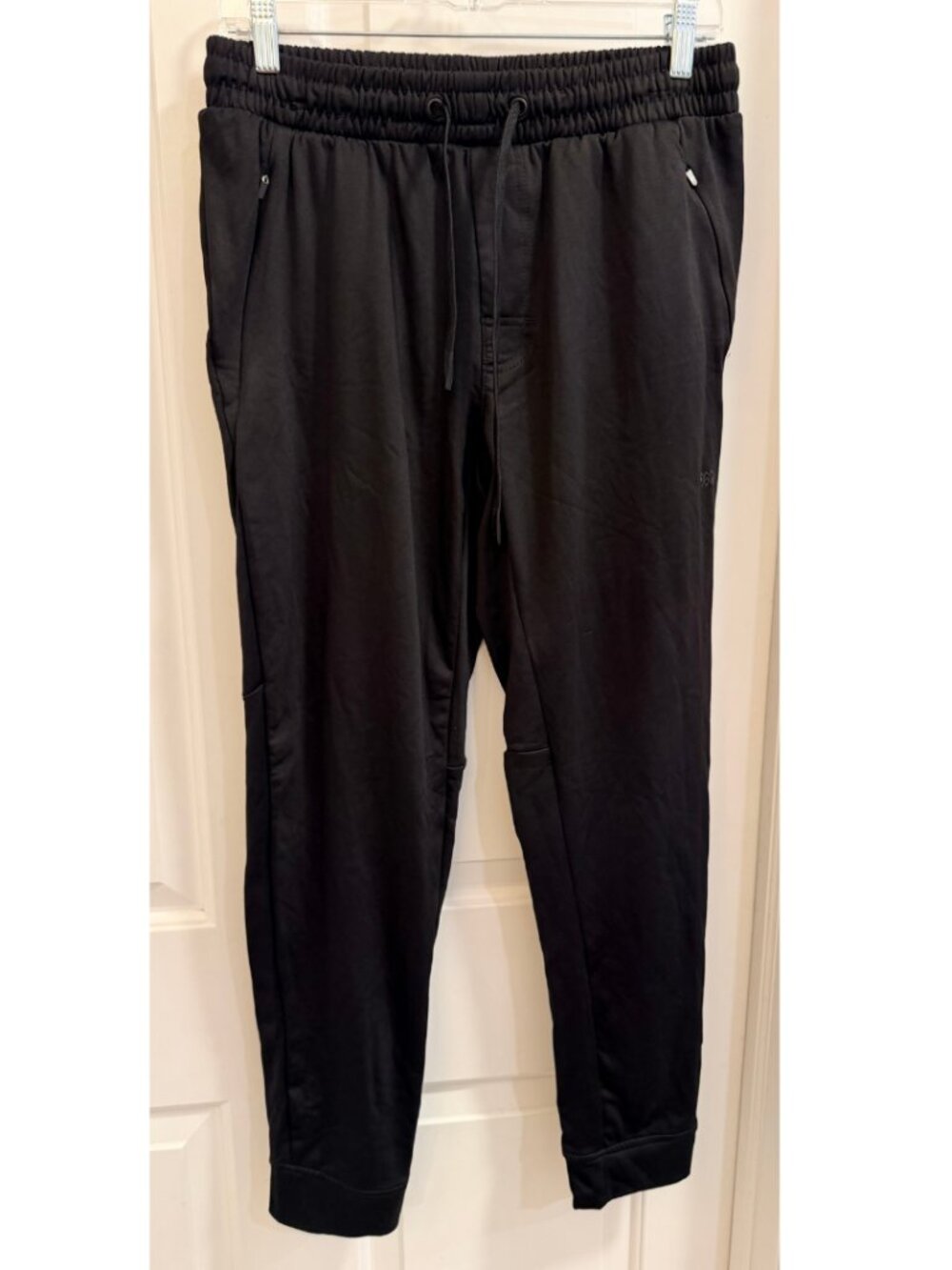 LEG3ND Men’s Black Fleece-Lined Joggers Size M